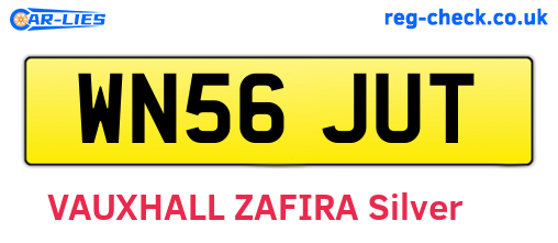 WN56JUT are the vehicle registration plates.