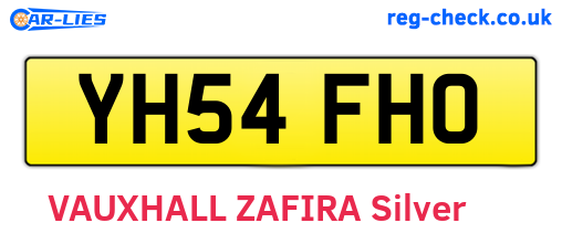 YH54FHO are the vehicle registration plates.