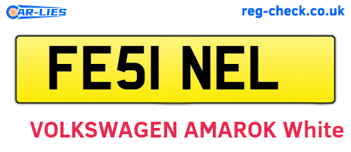 FE51NEL are the vehicle registration plates.
