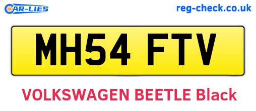 MH54FTV are the vehicle registration plates.