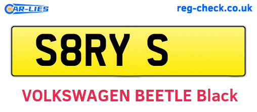 S8RYS are the vehicle registration plates.