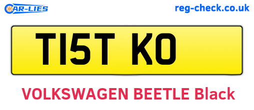 T15TKO are the vehicle registration plates.
