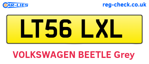 LT56LXL are the vehicle registration plates.