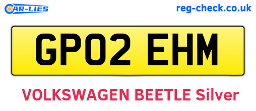 GP02EHM are the vehicle registration plates.