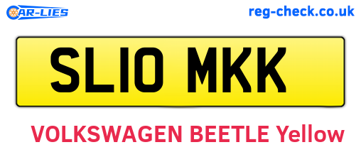 SL10MKK are the vehicle registration plates.
