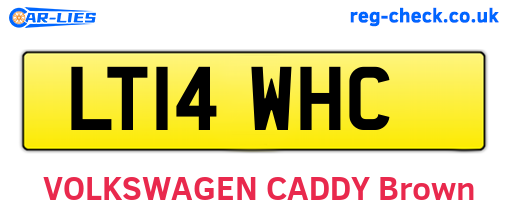 LT14WHC are the vehicle registration plates.