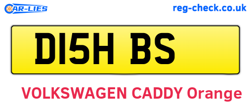 D15HBS are the vehicle registration plates.