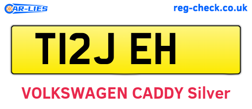 T12JEH are the vehicle registration plates.