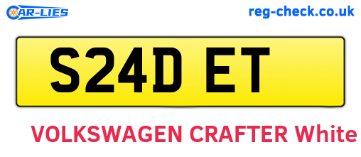 S24DET are the vehicle registration plates.