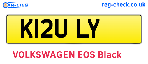 K12ULY are the vehicle registration plates.