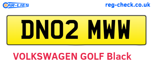 DN02MWW are the vehicle registration plates.