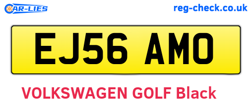 EJ56AMO are the vehicle registration plates.
