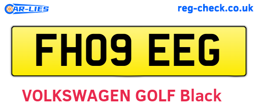 FH09EEG are the vehicle registration plates.
