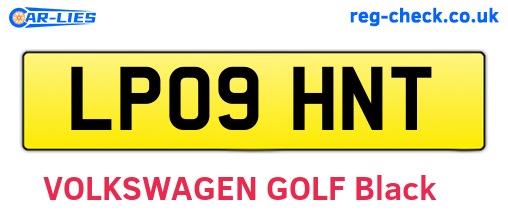 LP09HNT are the vehicle registration plates.