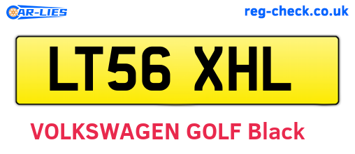 LT56XHL are the vehicle registration plates.