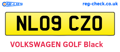 NL09CZO are the vehicle registration plates.