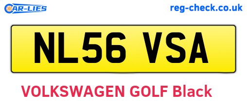 NL56VSA are the vehicle registration plates.