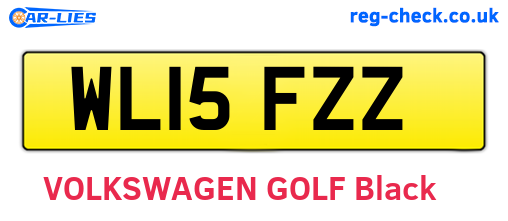 WL15FZZ are the vehicle registration plates.