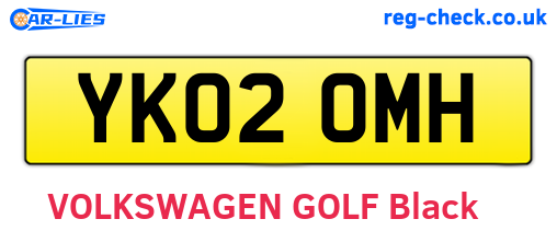 YK02OMH are the vehicle registration plates.