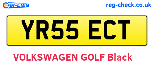 YR55ECT are the vehicle registration plates.