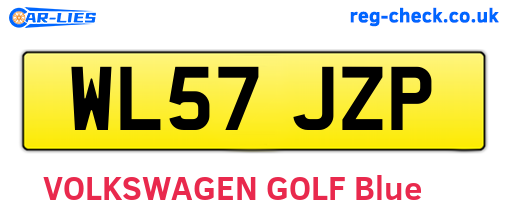 WL57JZP are the vehicle registration plates.