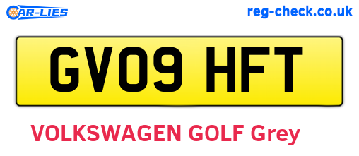 GV09HFT are the vehicle registration plates.