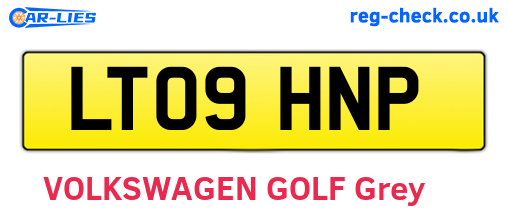LT09HNP are the vehicle registration plates.