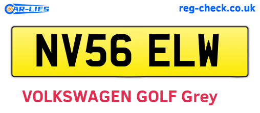 NV56ELW are the vehicle registration plates.