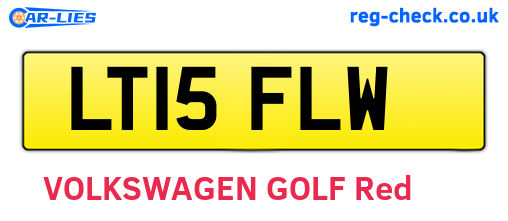LT15FLW are the vehicle registration plates.