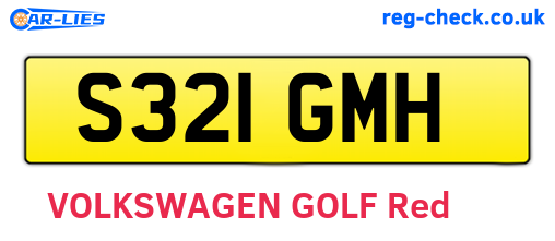 S321GMH are the vehicle registration plates.