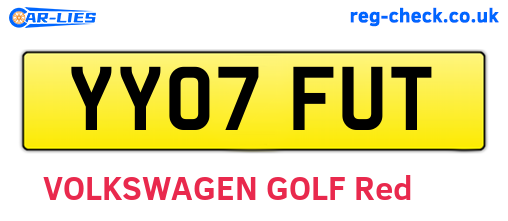 YY07FUT are the vehicle registration plates.