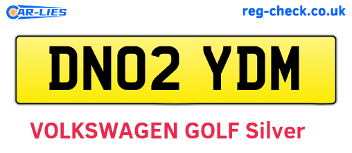 DN02YDM are the vehicle registration plates.