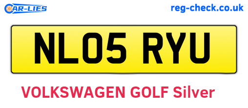 NL05RYU are the vehicle registration plates.