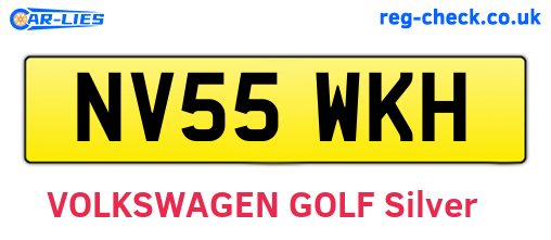 NV55WKH are the vehicle registration plates.