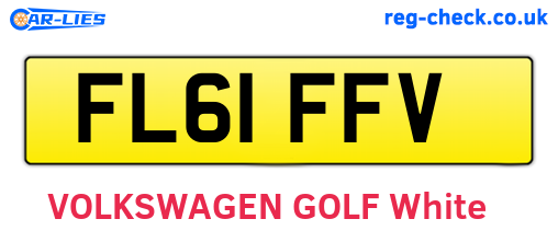 FL61FFV are the vehicle registration plates.