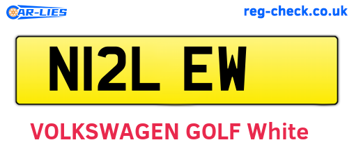 N12LEW are the vehicle registration plates.