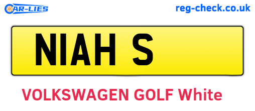 N1AHS are the vehicle registration plates.