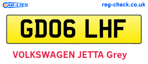 GD06LHF are the vehicle registration plates.