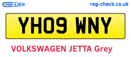 YH09WNY are the vehicle registration plates.