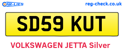 SD59KUT are the vehicle registration plates.