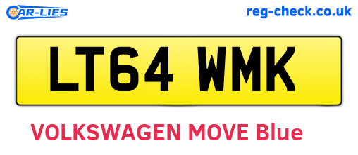LT64WMK are the vehicle registration plates.