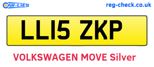 LL15ZKP are the vehicle registration plates.
