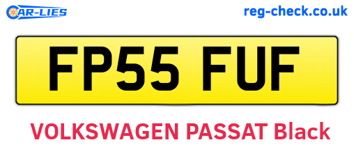 FP55FUF are the vehicle registration plates.