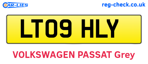 LT09HLY are the vehicle registration plates.