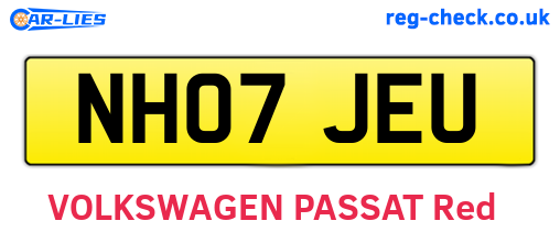 NH07JEU are the vehicle registration plates.