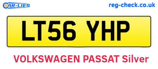 LT56YHP are the vehicle registration plates.