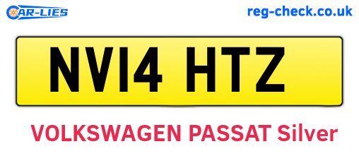 NV14HTZ are the vehicle registration plates.
