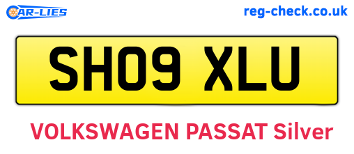 SH09XLU are the vehicle registration plates.