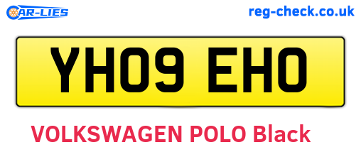 YH09EHO are the vehicle registration plates.