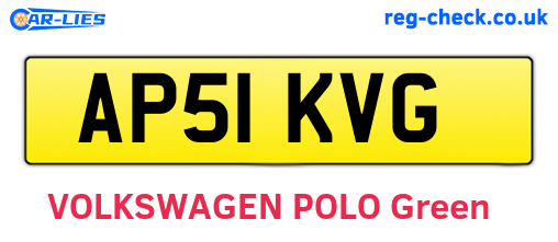 AP51KVG are the vehicle registration plates.
